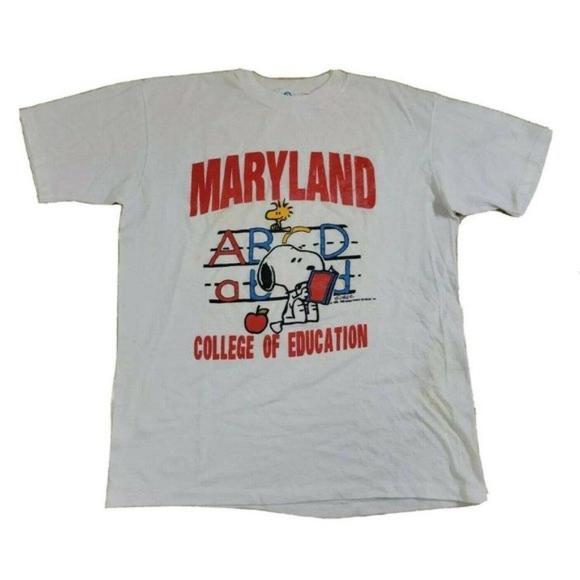 60S 70S Snpy University Of Maryland Terps Graphic T Shirt Collection - Picture 1 of 4